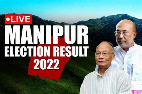 manipur result today|Manipur Election Result 2022: BJP set to retain power in state.